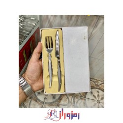 سرویس کارد و چنگال 12 نفره S . G . S مدل پاپیون طرحدار